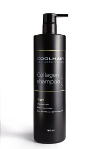 Коллагенновый шампунь Cool Hair, 300 мл или 760 мл